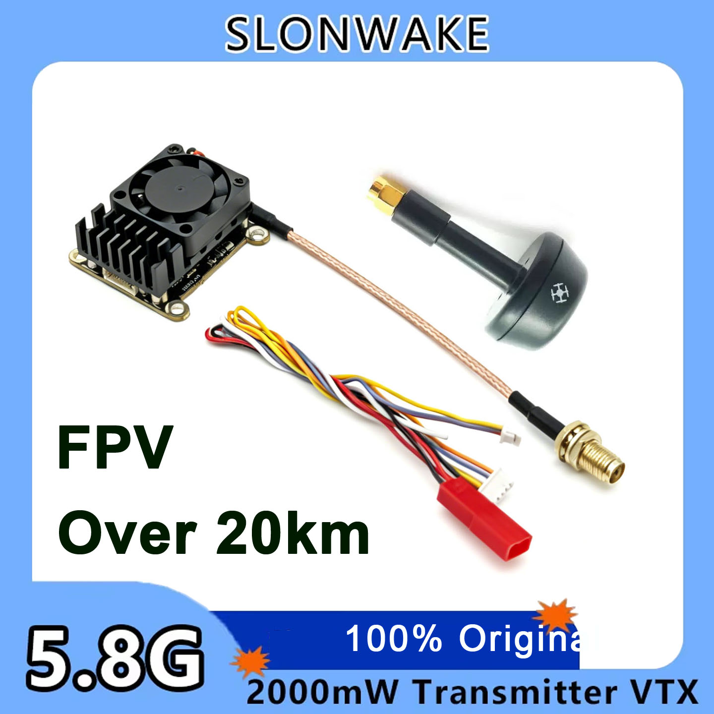 Fpv Drone Vtx - Pembaruan baru 5.8Ghz 2W VTX FPV