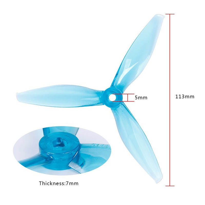 GEMFAN Freestyle 5144 5.1 Inch - Fpv Drone Propeller ulasan dan harga
