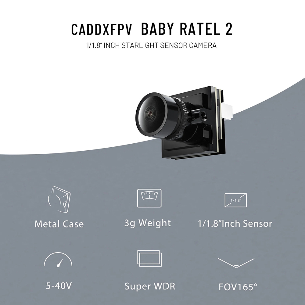 CADDX Kamera Micro FPV Ratel 2 - Fpv Drone Camera ulasan dan harga