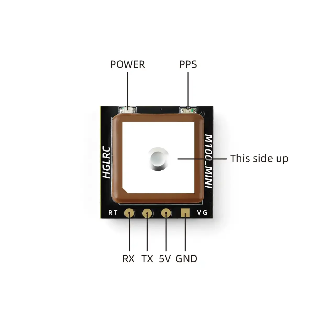 HGLRC M100 Modul GPS Mini Chip - Fpv Drone Antenna ulasan dan harga